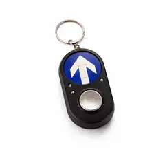 GENERICO - Llavero Botón Semáforo Australia Con Sonido Negro