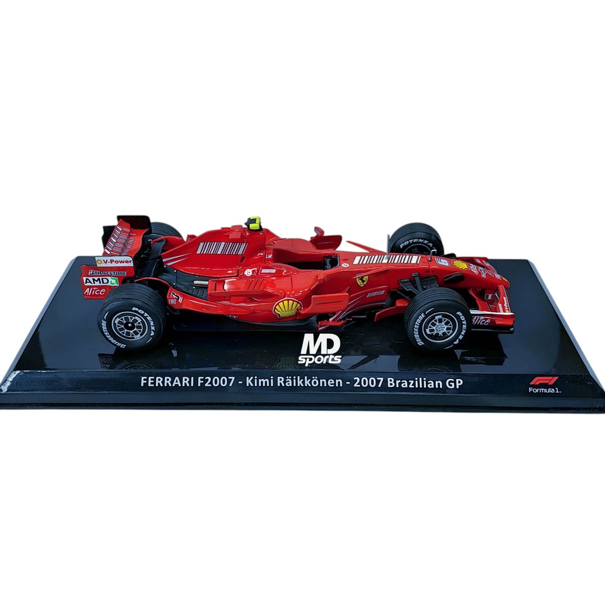 FORMULA 1 - Auto Formula 1 Ferrari F2007 Brasil Kimi Raikkonen Esc 1:24