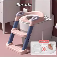 OASIS - Asiento Adaptador Escalera Inodoro Wc Para Niños Acolchado