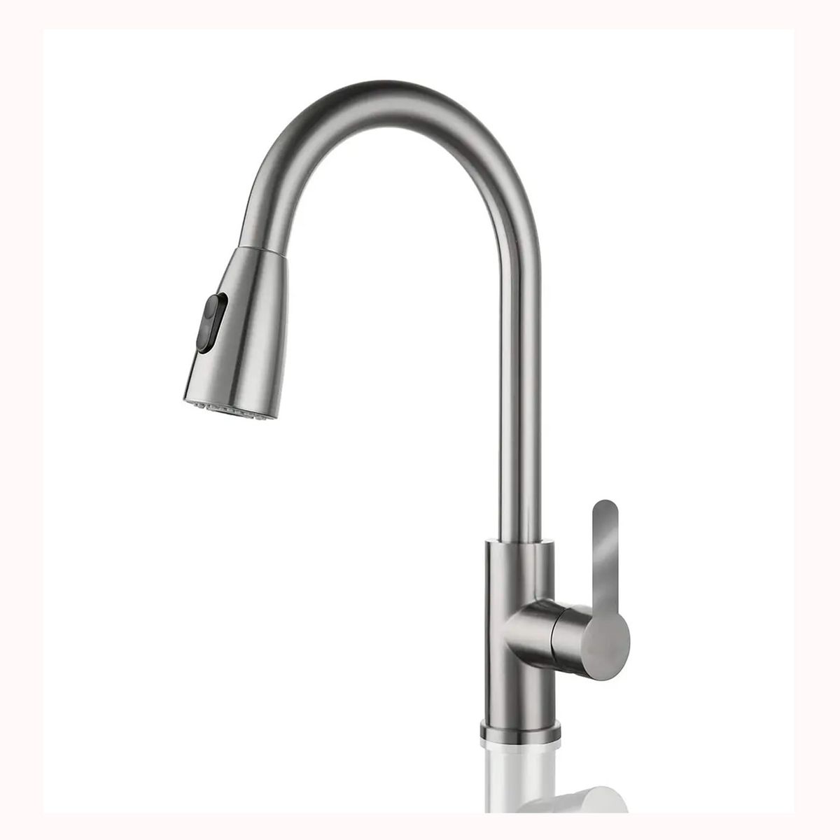 GENERICO - Llave grifo monomando lavaplatos extensible Plata