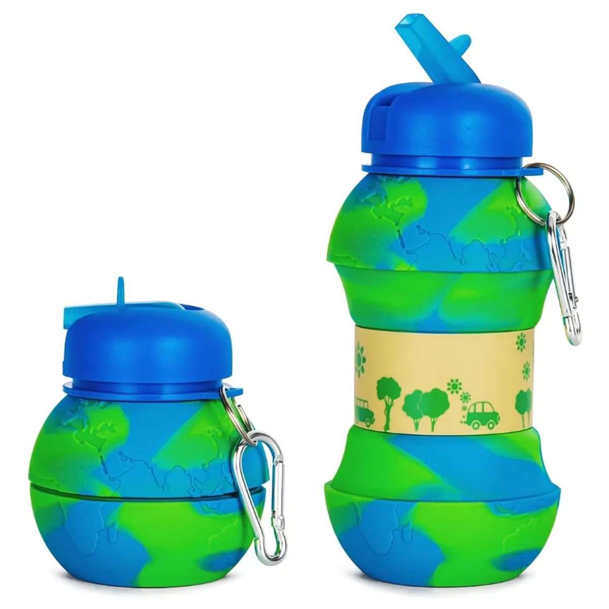 GENERICO - Botella De Agua Deportiva De Silicona Plegable