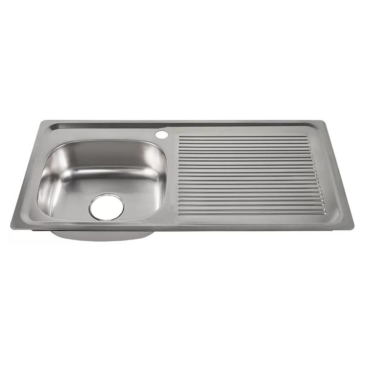 GENERICO - LAVAPLATOS ACERO INOXIDABLE 102 X 50CMS