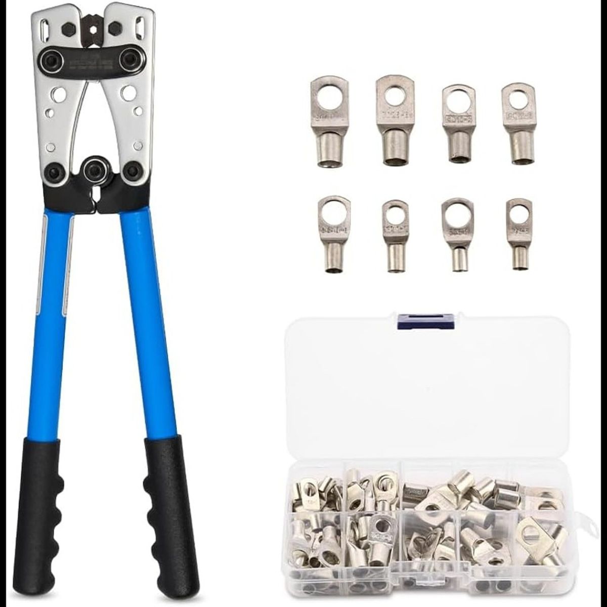 GENERICO - ALICATE HERRAMIENTA CRIMPADO 61016253550MM + TERMINALES