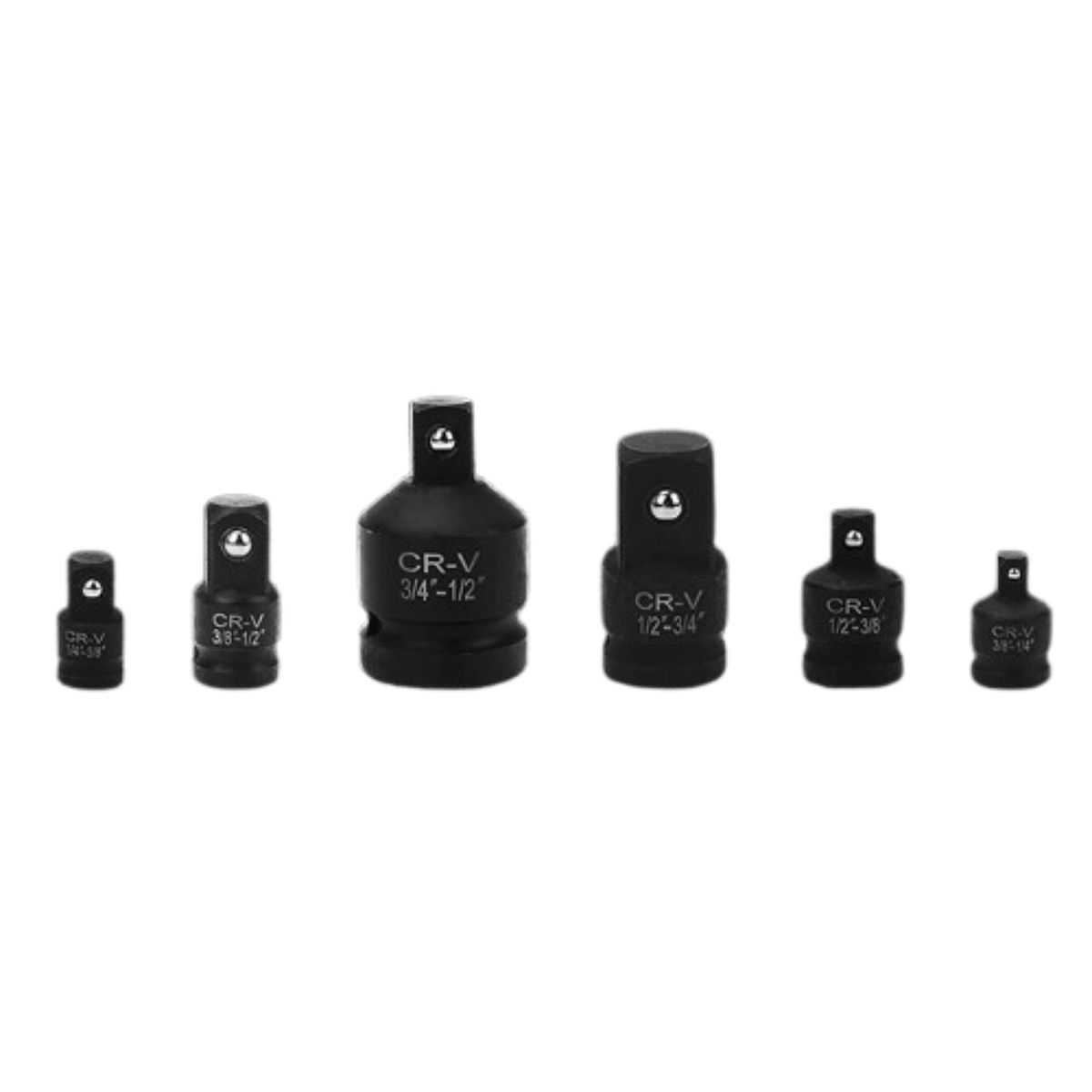 GENERICO - JUEGO DE DADOS ADAPTADOR Y REDUCTOR DE IMPACTO 6 PZAS