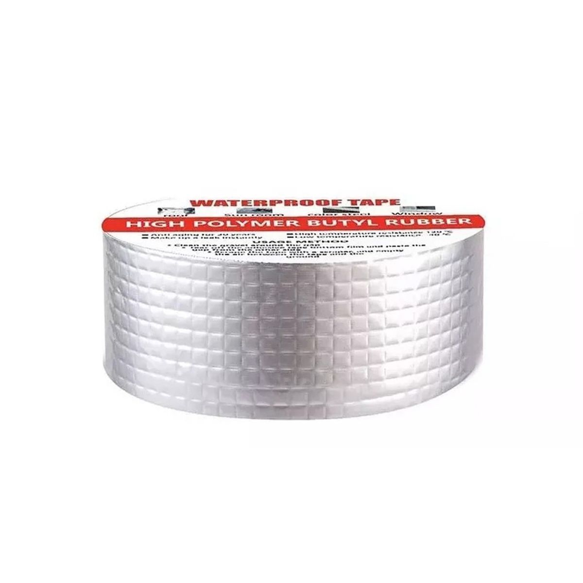 GENERICO - CINTA SELLADOR BUTILO TECHO GOTERA IMPERMEABLE 5CMX10MTRS