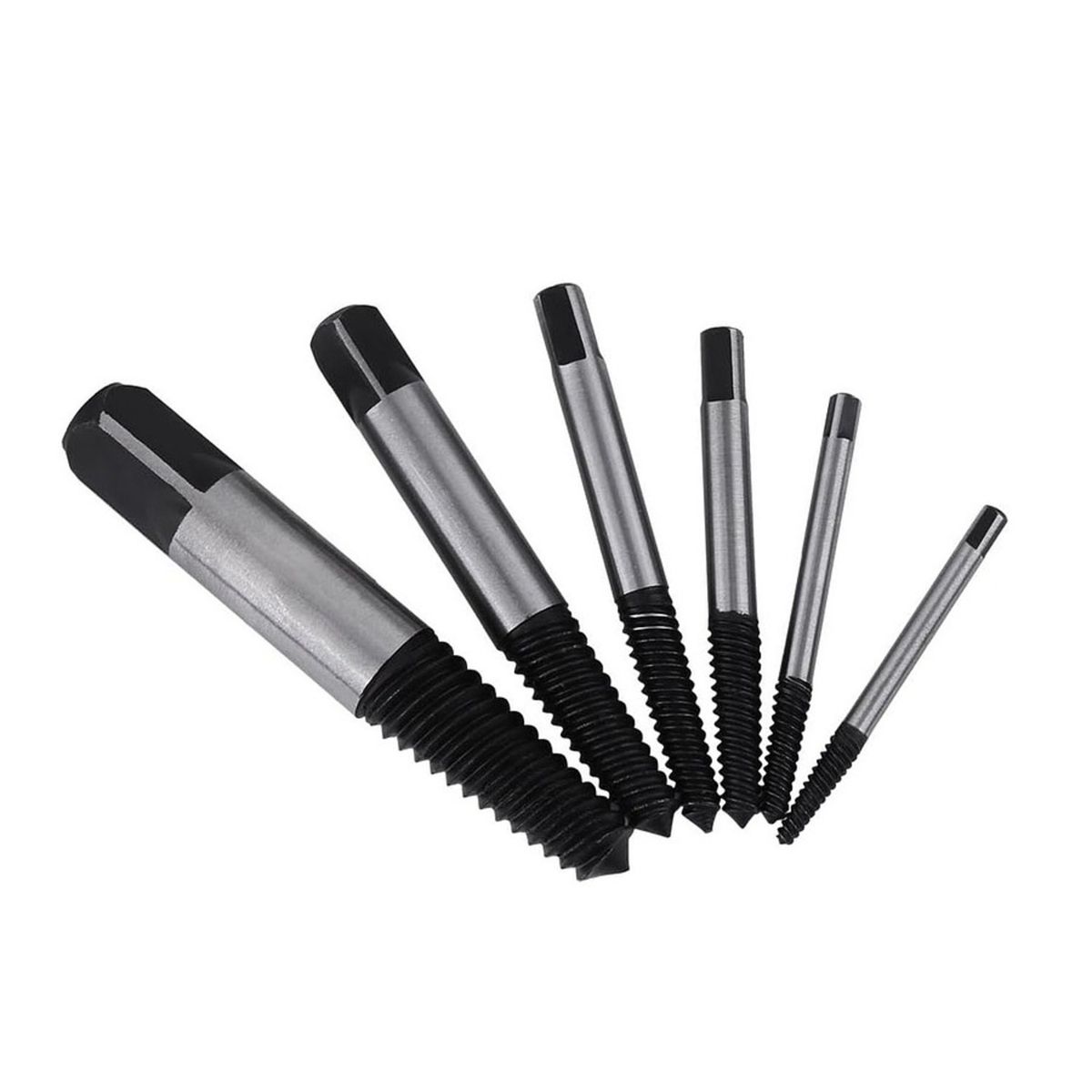 GENERICO - JUEGO SET BROCAS EXTRACTOR DE TORNILLOS COLAS CHANCHO 6PCS