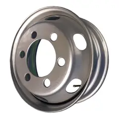 SUNTECH - Llanta Disco 6.00x17.5 PuLG Europea Acero - Gris Plata