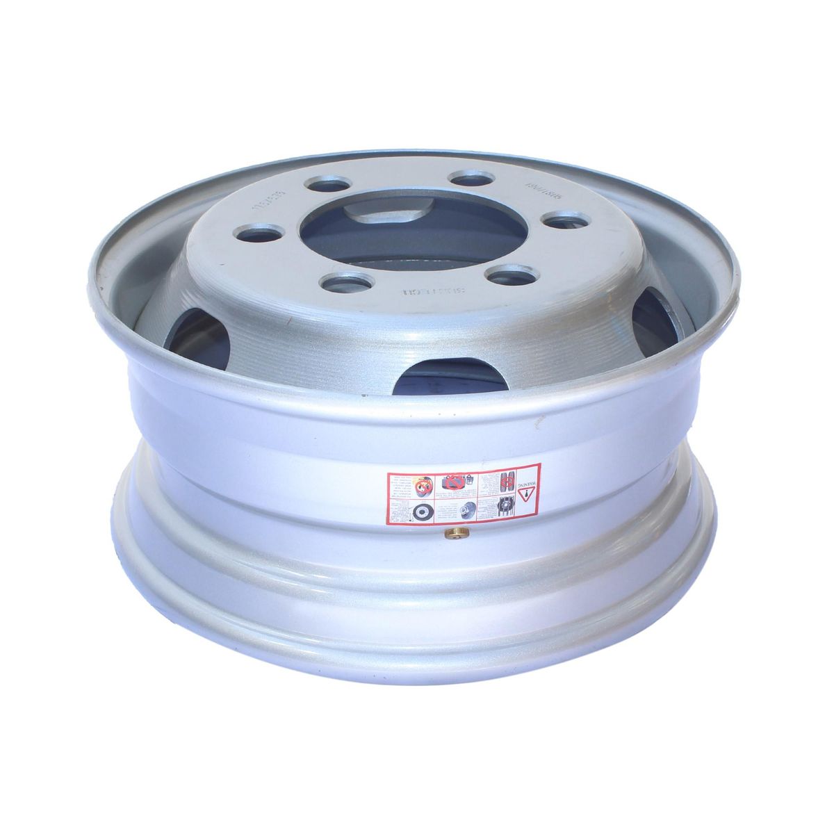 SUNTECH - LLANTA DISCO 6.75X17.5 PULG ACERO - GRIS PLATA