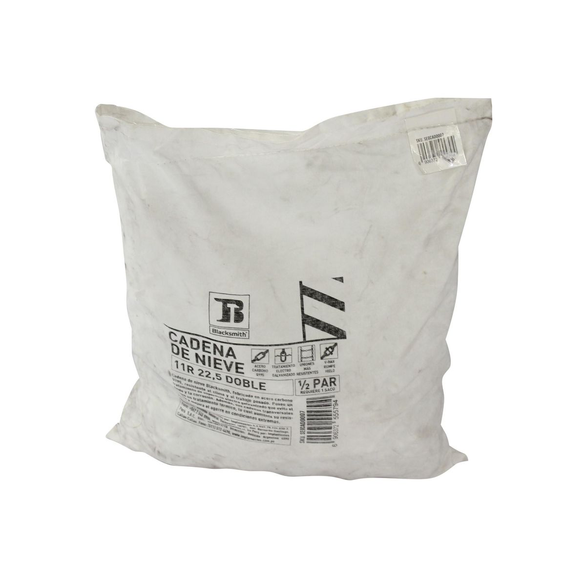 BLACKSMITH - Cadena De Nieve Para Camión 11r 22,5 Doble