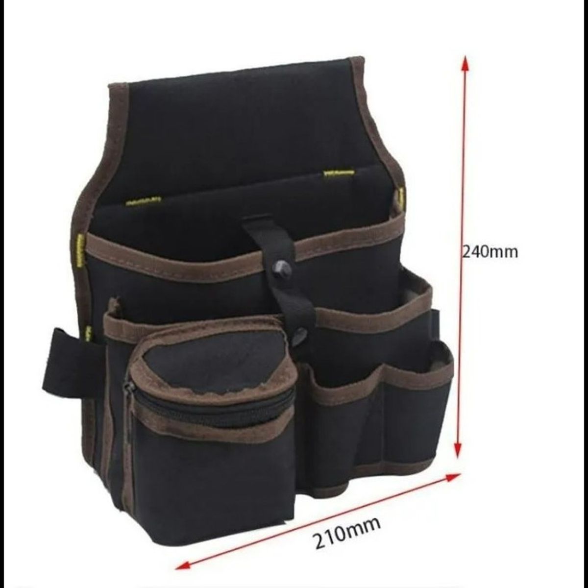 GENERICO - BOLSA COLETO PORTA HERRAMIENTAS 7 BOLSILLOS MARTILLO