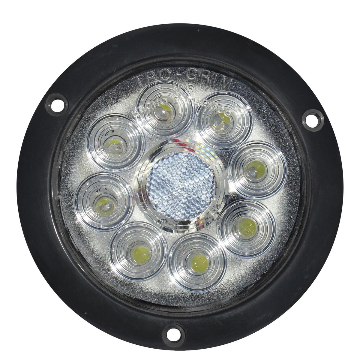 TRO GRIM - FOCO TRASERO 4 PULG LED BLANCO 12 Y 24 VOLTS