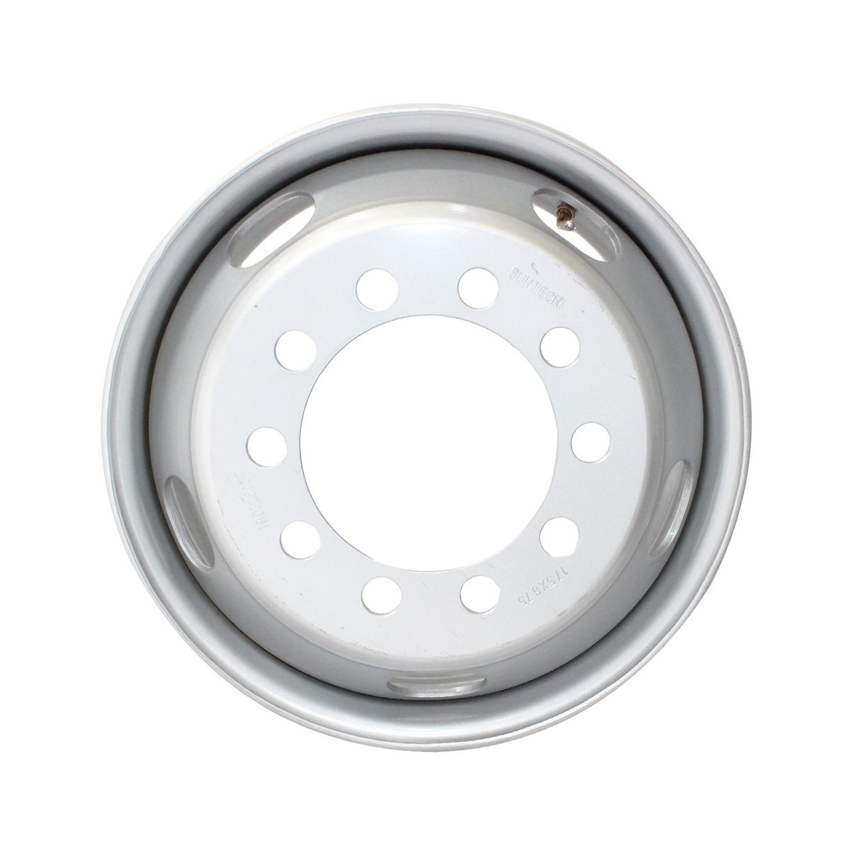 SUNTECH - Llanta Disco 6.75x17.5 PuLG Acero - Gris Plata
