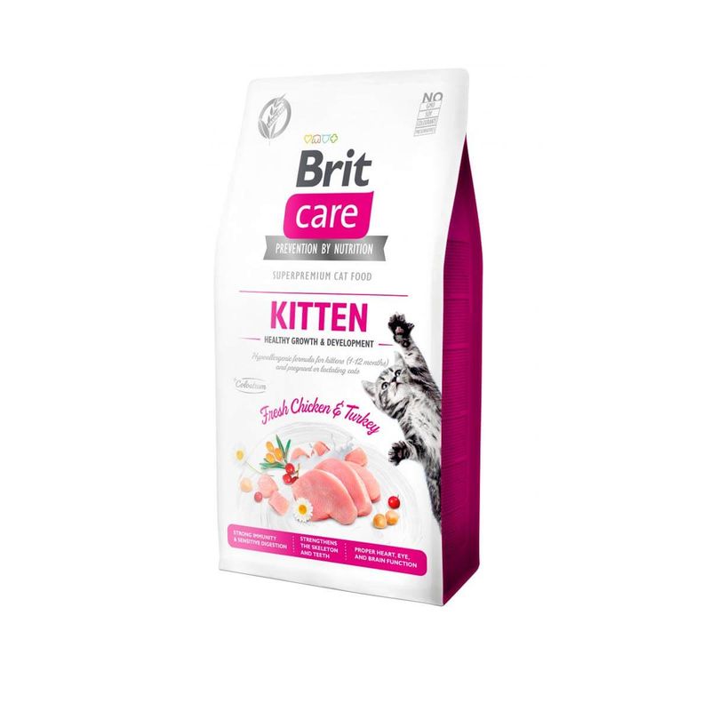 BRIT - brit care gatito kitten pollo y pavo 2 kg