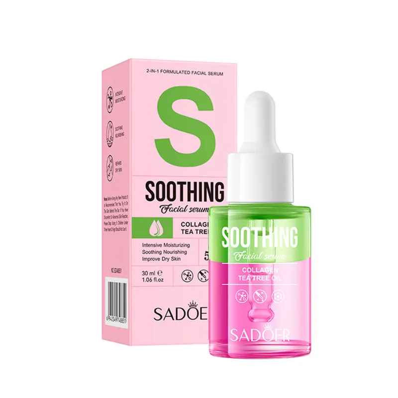 GENERICO - Serum Facial 2 en 1 Colageno y Arbol De Te  Antiedad Nutritivo 30ml