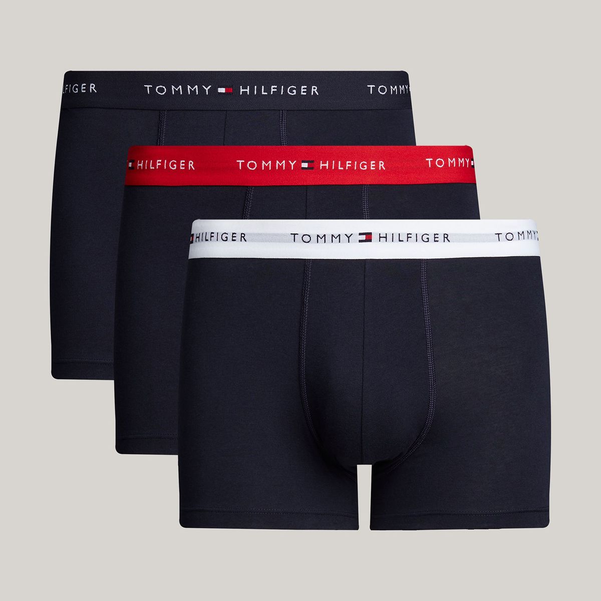 TOMMY HILFIGER - Pack De 3 Calzoncillos Trunk Essential Multicolor Tommy Hilfiger