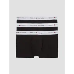 TOMMY HILFIGER - Pack De 3 Calzoncillos Trunk Essential Negro