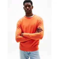 TOMMY HILFIGER - Sweater Essential C-Neck Naranjo
