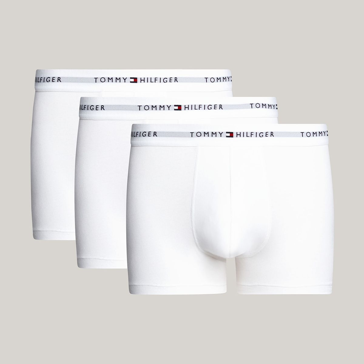TOMMY HILFIGER - Pack De 3 Calzoncillos Trunk Essential Blanco Tommy Hilfiger