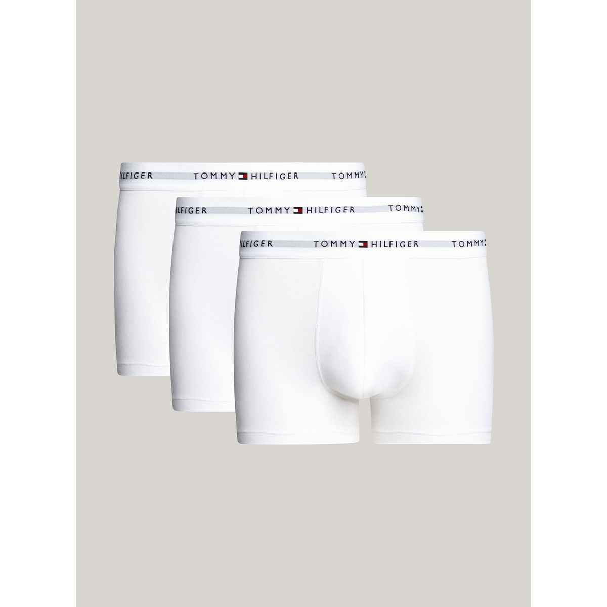TOMMY HILFIGER - Pack De 3 Calzoncillos Trunk Essential Blanco Tommy Hilfiger