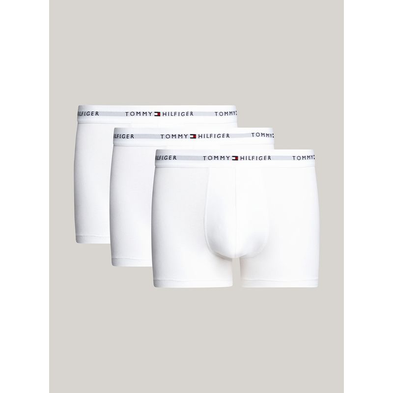 TOMMY HILFIGER - Pack De 3 Calzoncillos Trunk Essential Blanco Tommy Hilfiger