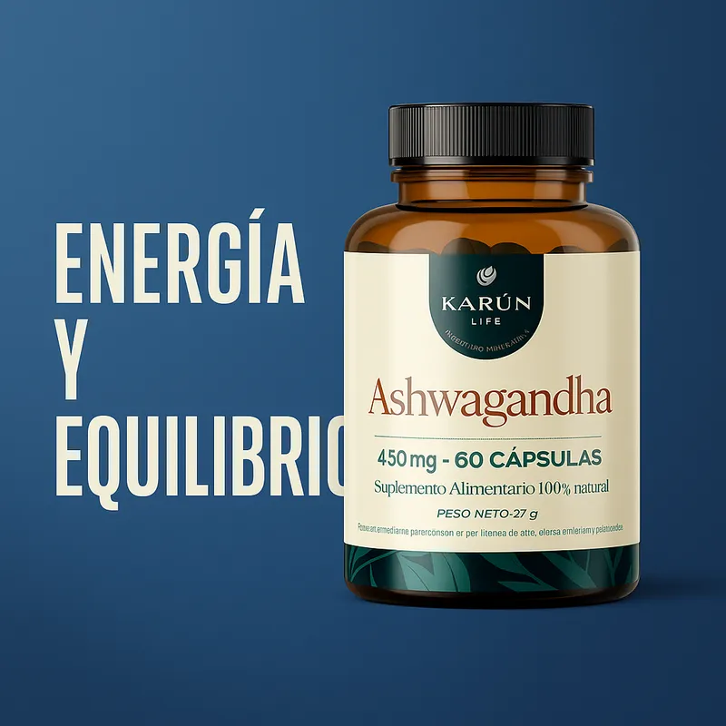 GENERICO - Ashwagandha Premium 450 Mg 60 Cápsulas Karun Life