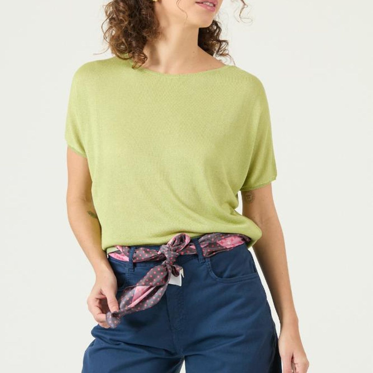 PRIVILEGE - Sweater verde PRIVILEGE 3381