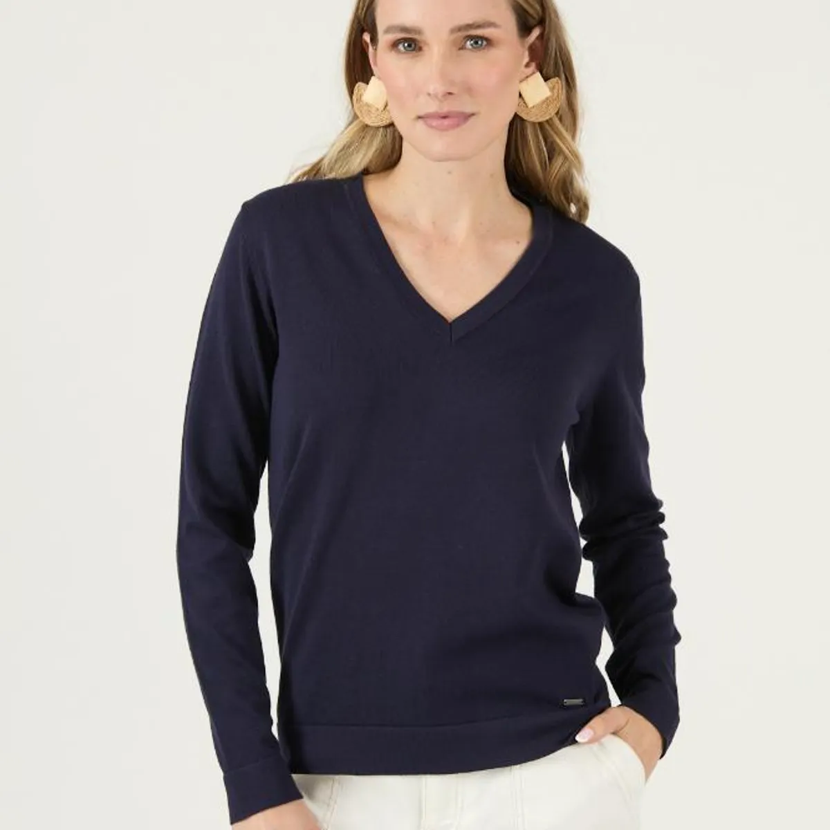 PRIVILEGE - Sweater azul marino PRIVILEGE 3404
