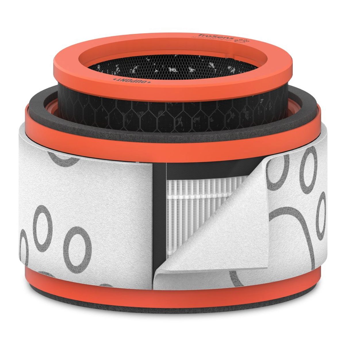 TRUSENS - Repuesto Filtro HEPA + Carbón Mascotas TruSens Z1000