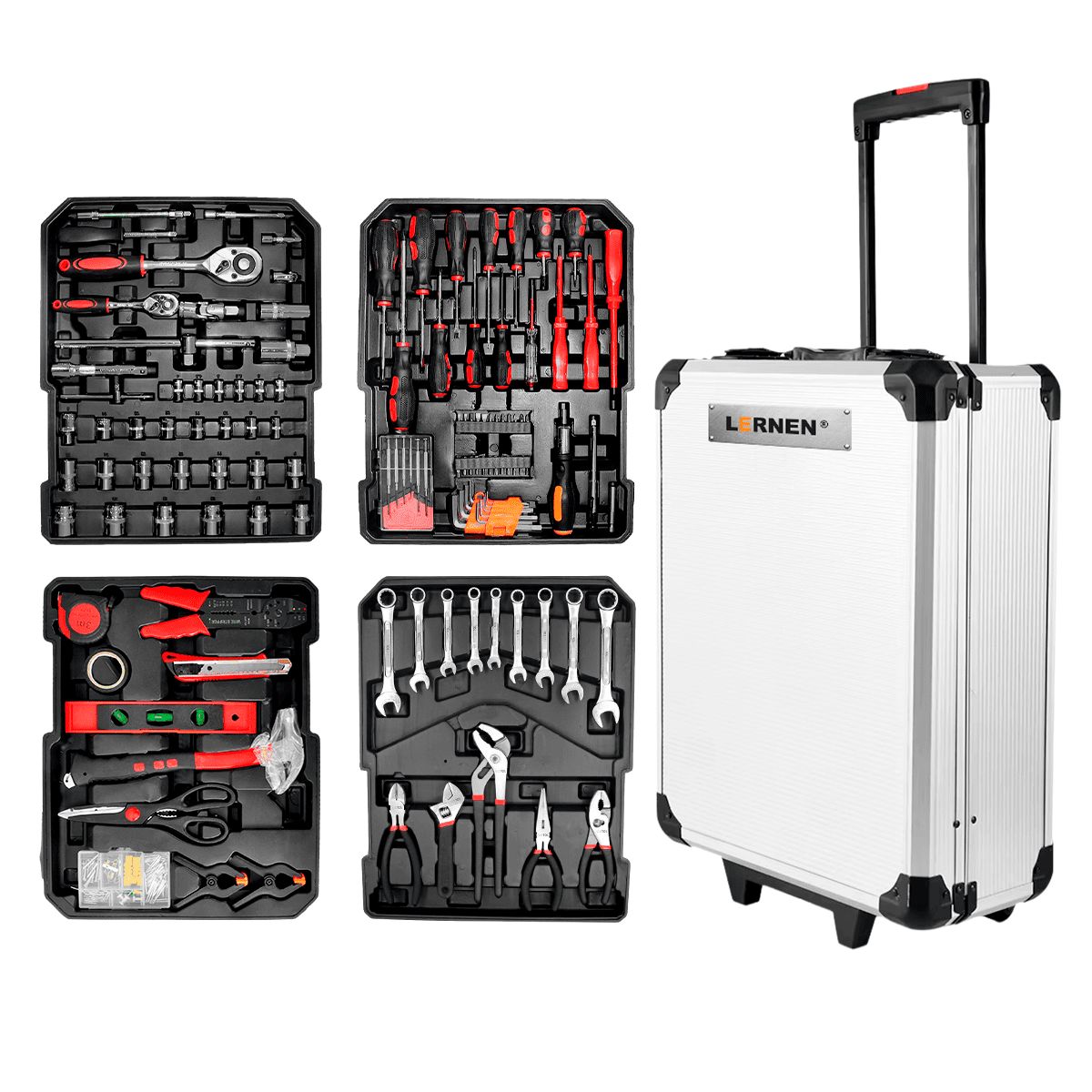 LERNEN - Kit Herramientas Manuales Pro Lernen 187 pcs