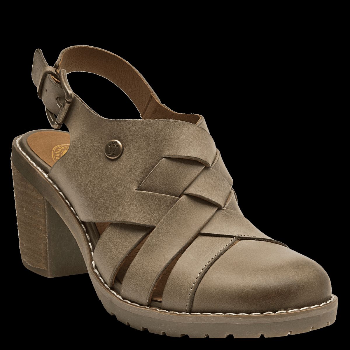 PANAMA JACK - Sandalia Mujer Casual Marrón claro