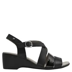 BRUNO ROSSI - Sandalia Mujer Casual Negro