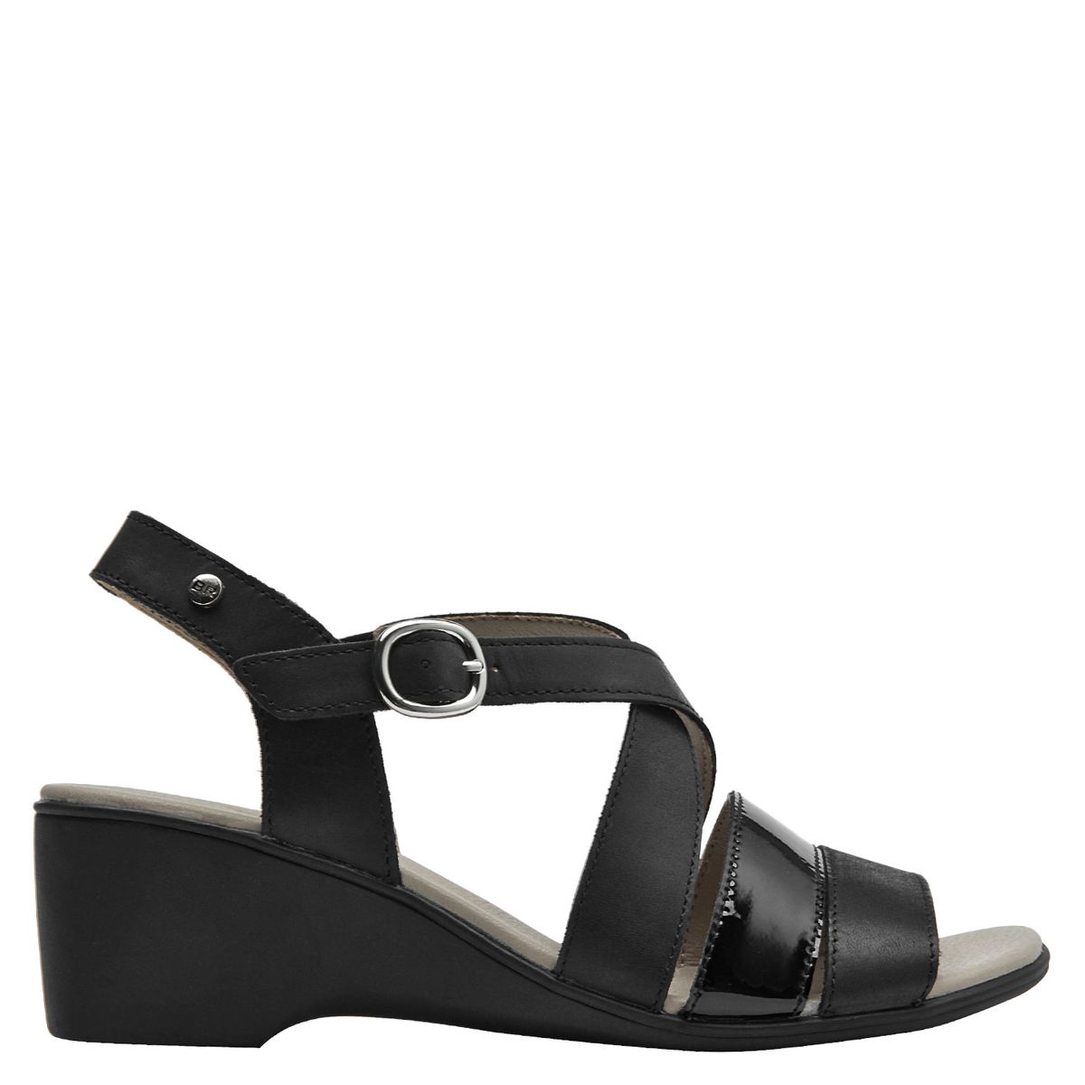 BRUNO ROSSI - Sandalia Mujer Casual Negro