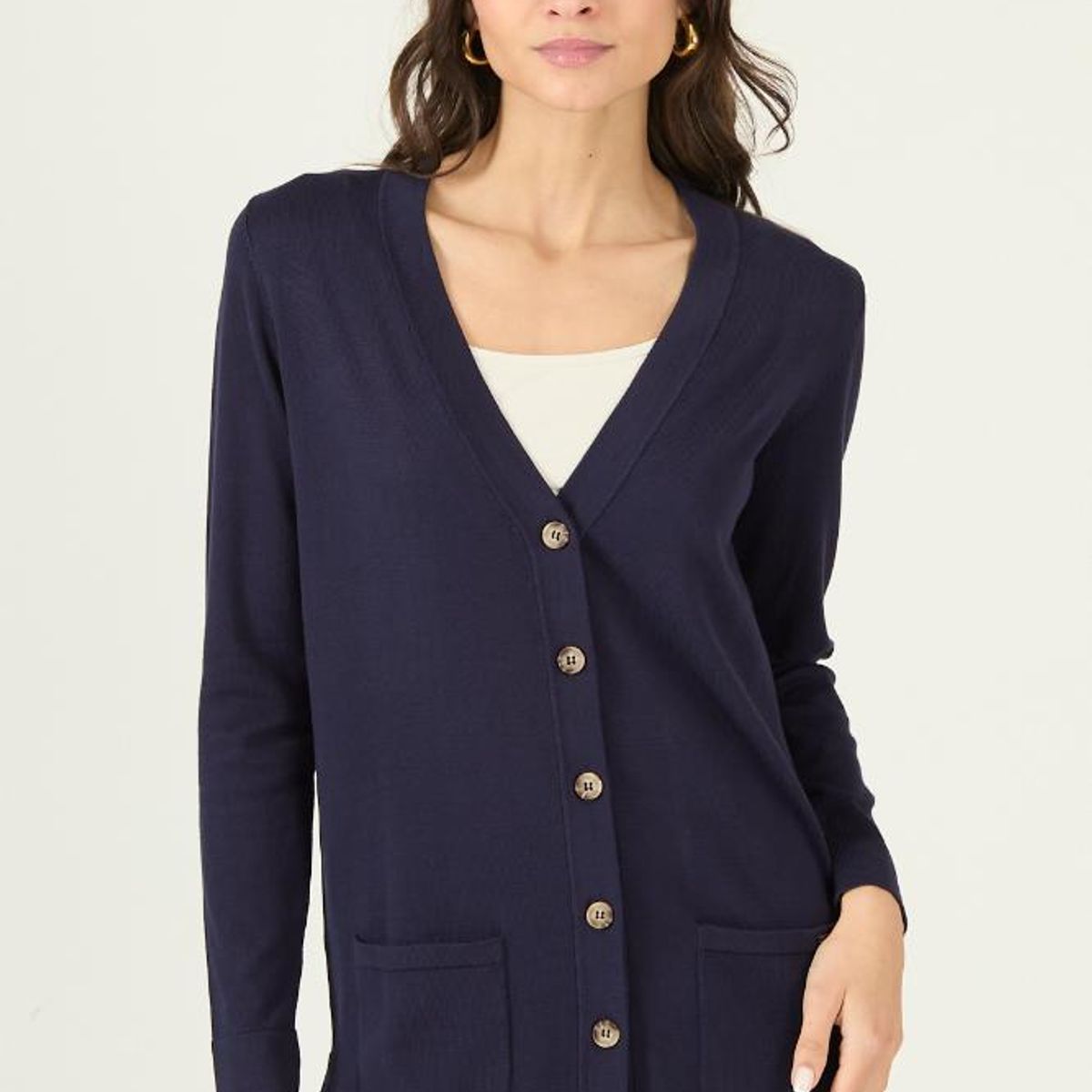 PRIVILEGE - Cardigan azul marino 2981-1
