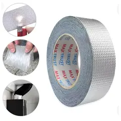 GENERICO - Cinta Impermeable De Butilo Sellador De Techo Gotera 10 Metros