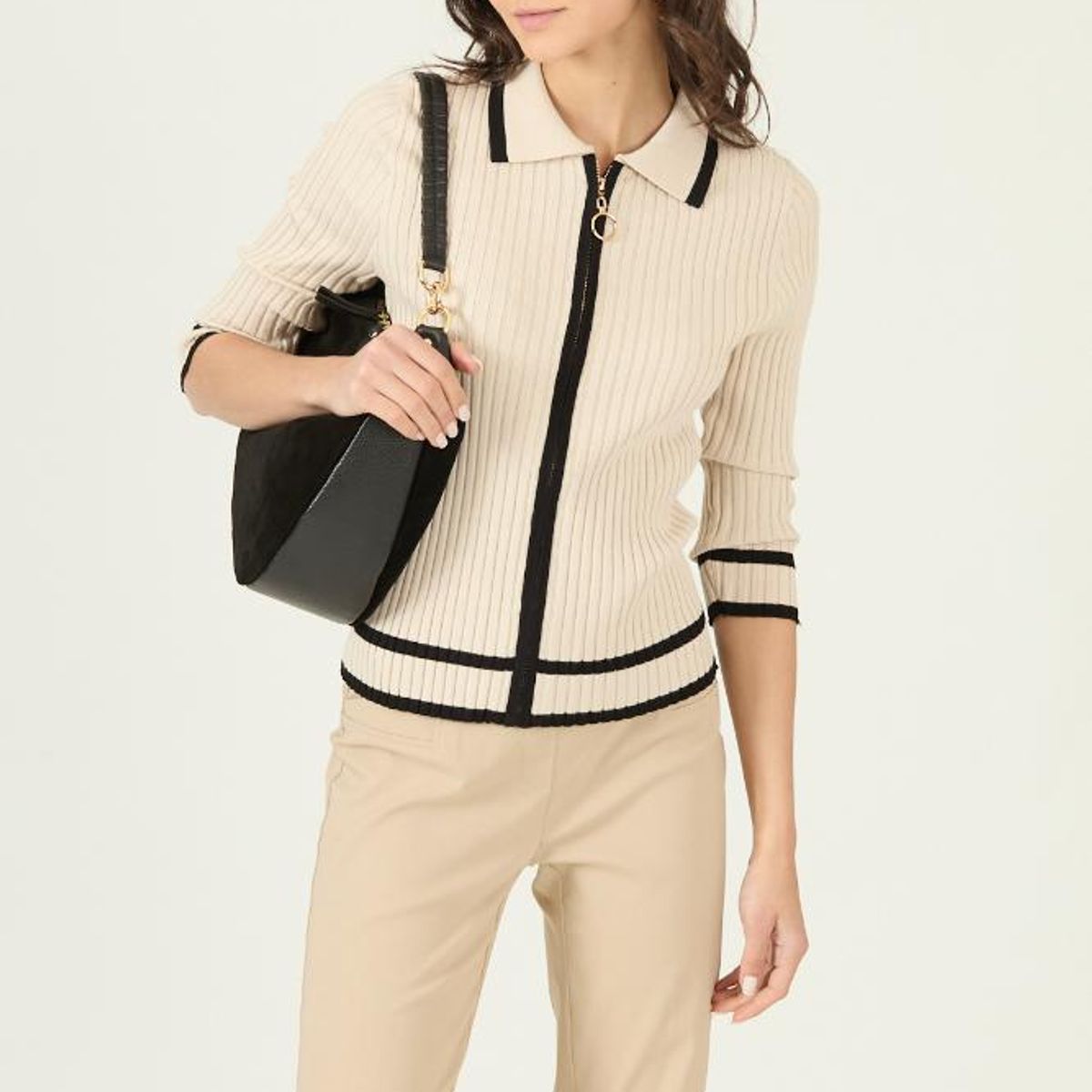 PRIVILEGE - Cardigan beige 2969