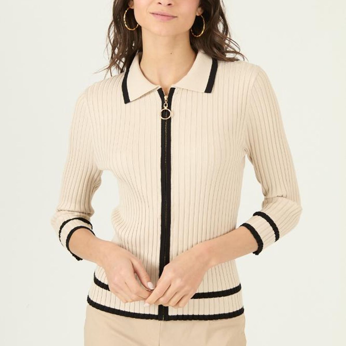 PRIVILEGE - Cardigan beige 2969
