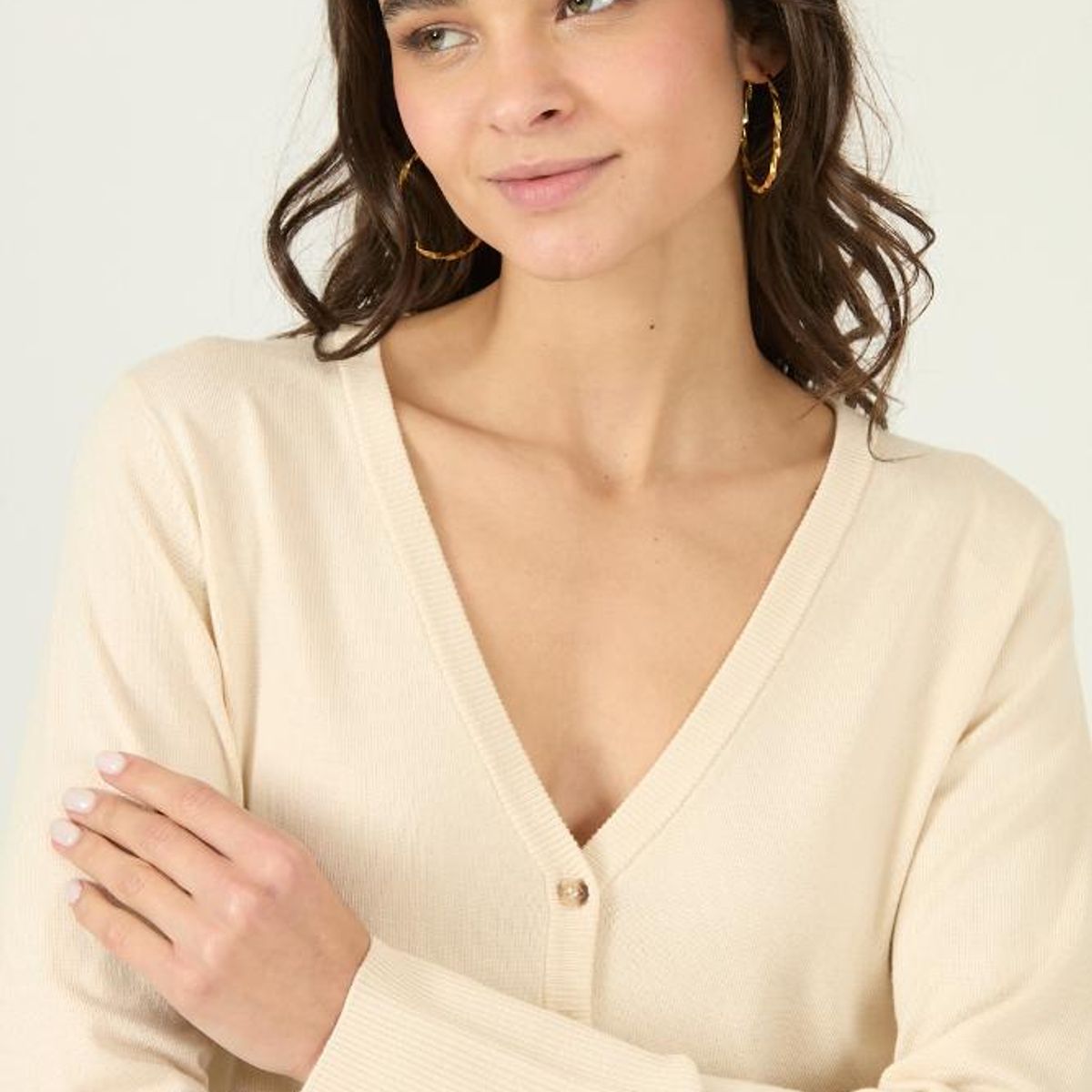 PRIVILEGE - Cardigan beige 2995