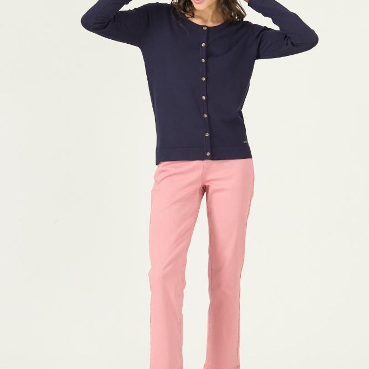 PRIVILEGE - Cardigan azul marino 2985