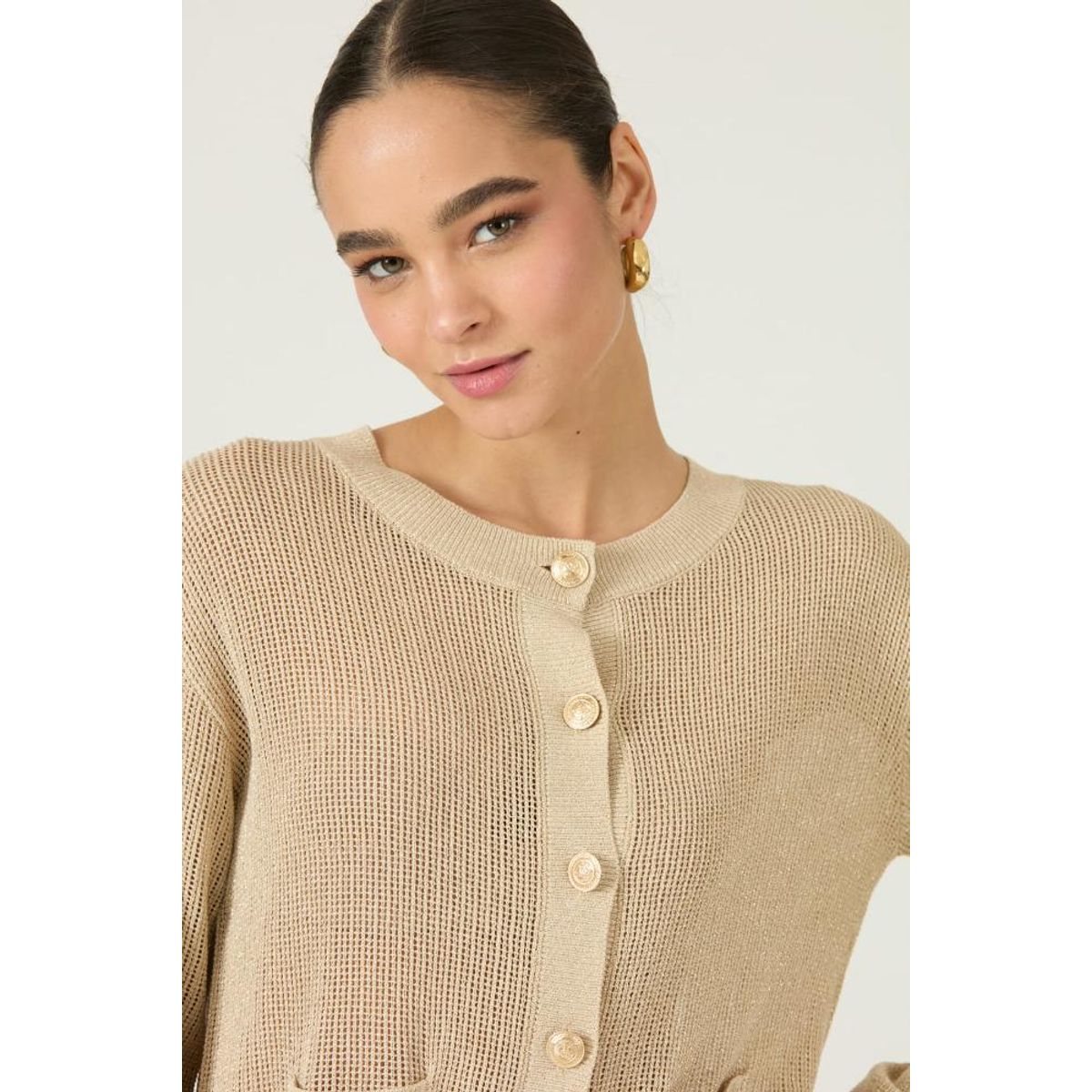 PRIVILEGE - Cardigan beige 2938