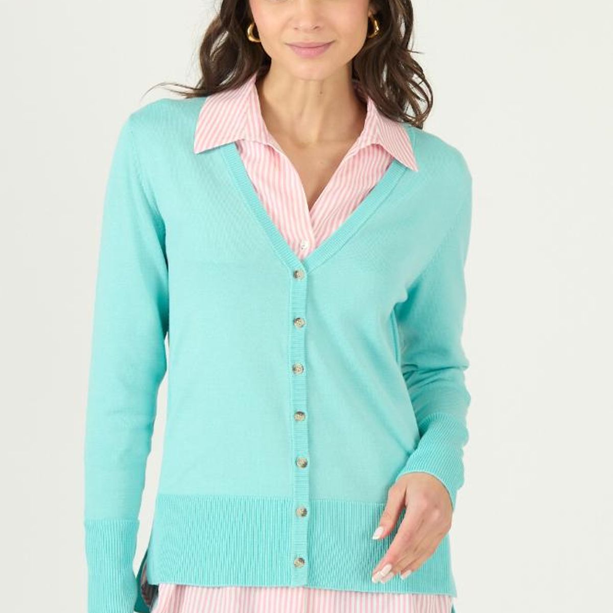 PRIVILEGE - Cardigan turquesa 2992