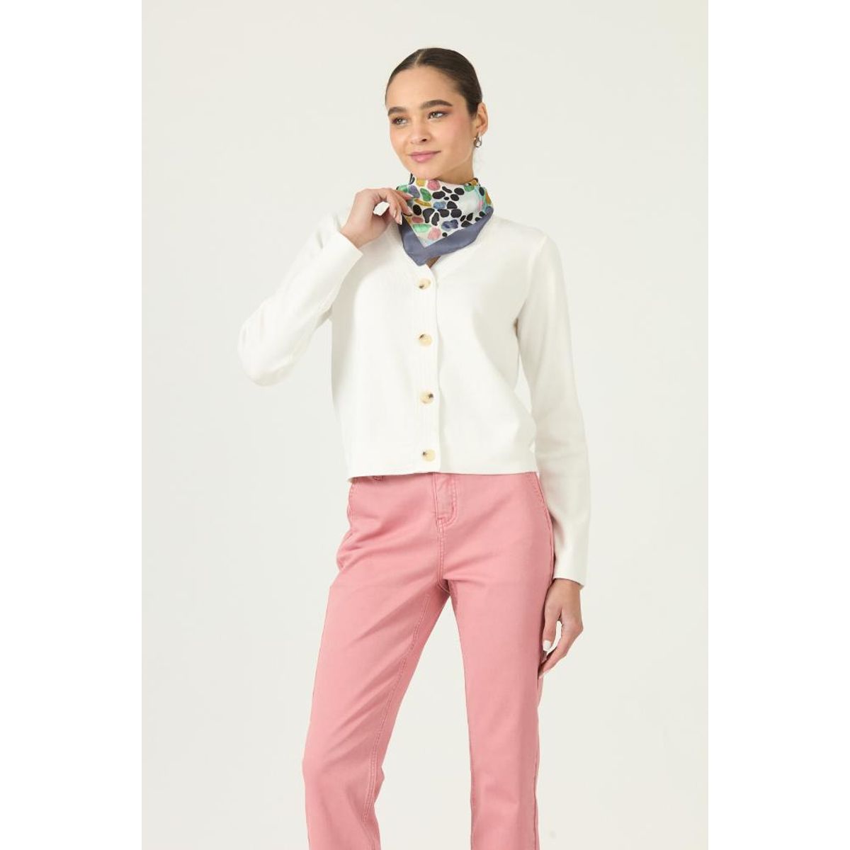 PRIVILEGE - Cardigan crudo 2954