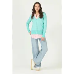 PRIVILEGE - Cardigan turquesa
