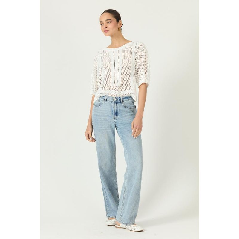 PRIVILEGE - Sweater blanco 2956