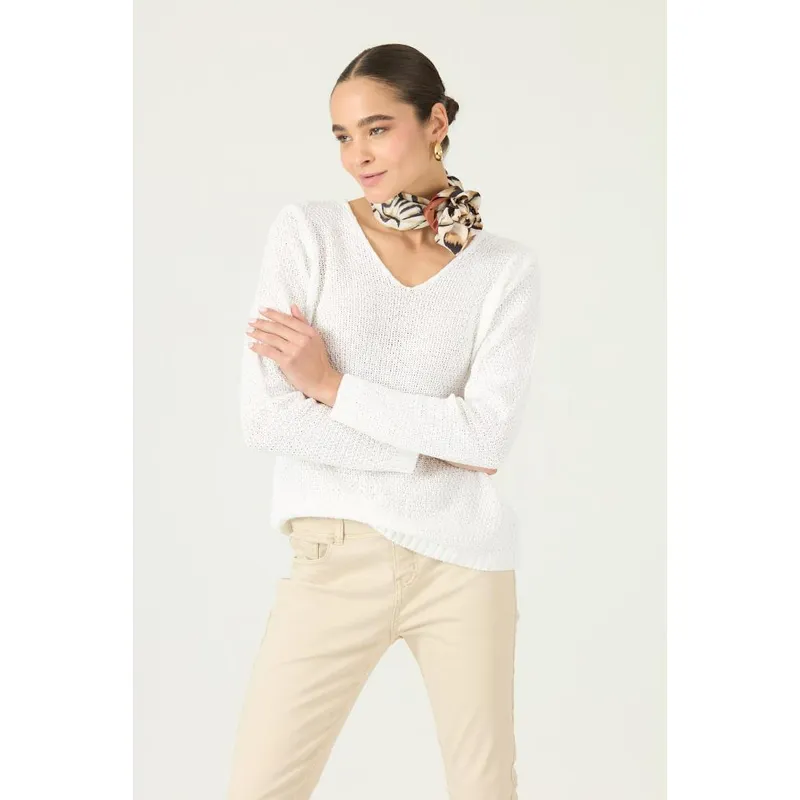PRIVILEGE - Sweater blanco PRIVILEGE 3114