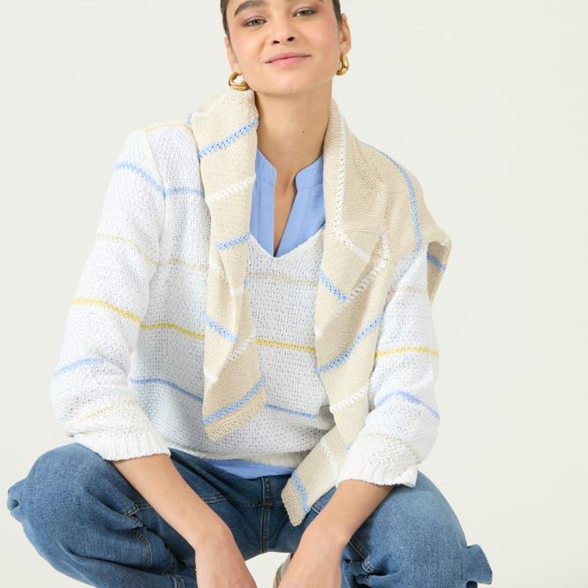 PRIVILEGE - Sweater blanco PRIVILEGE 3121