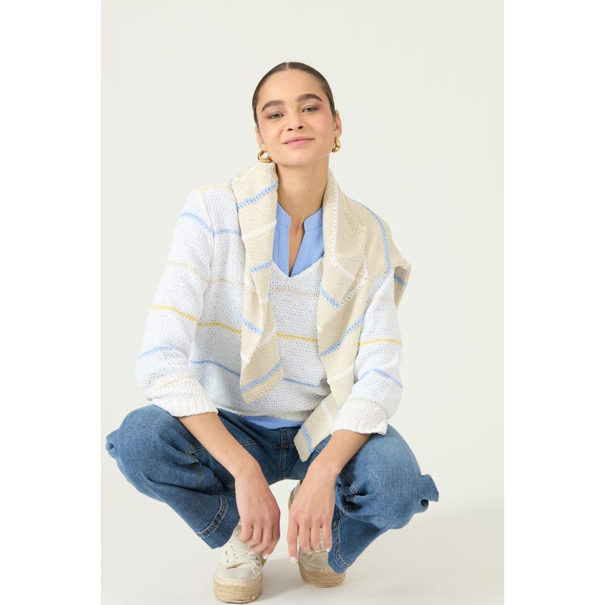 PRIVILEGE - Sweater blanco PRIVILEGE 3121