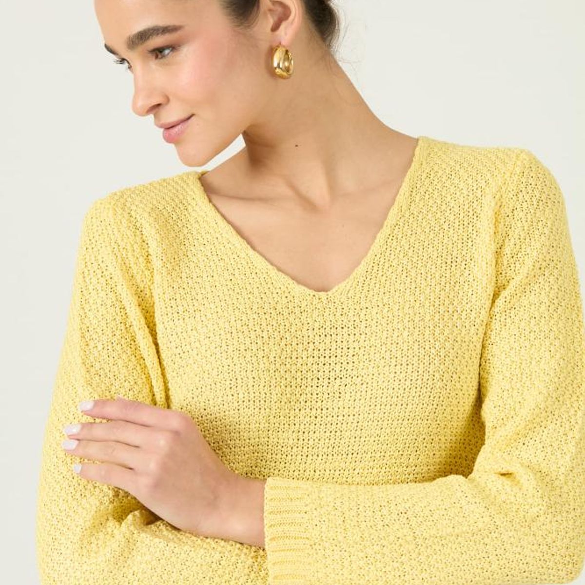PRIVILEGE - Sweater amarillo PRIVILEGE 3115