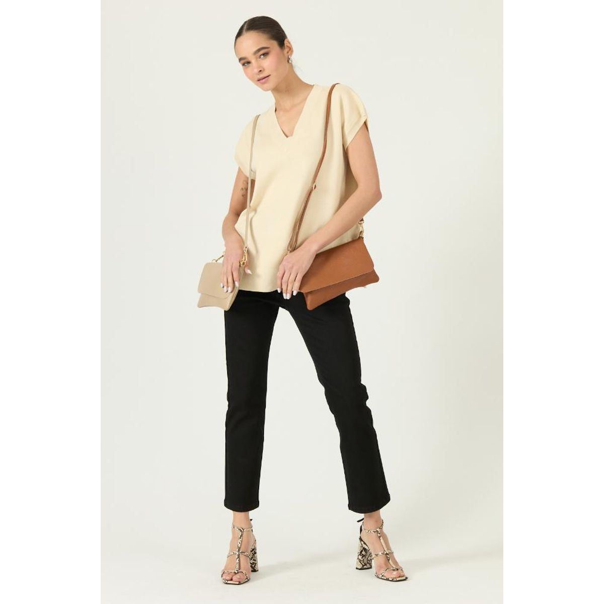 PRIVILEGE - Sweater beige 2943