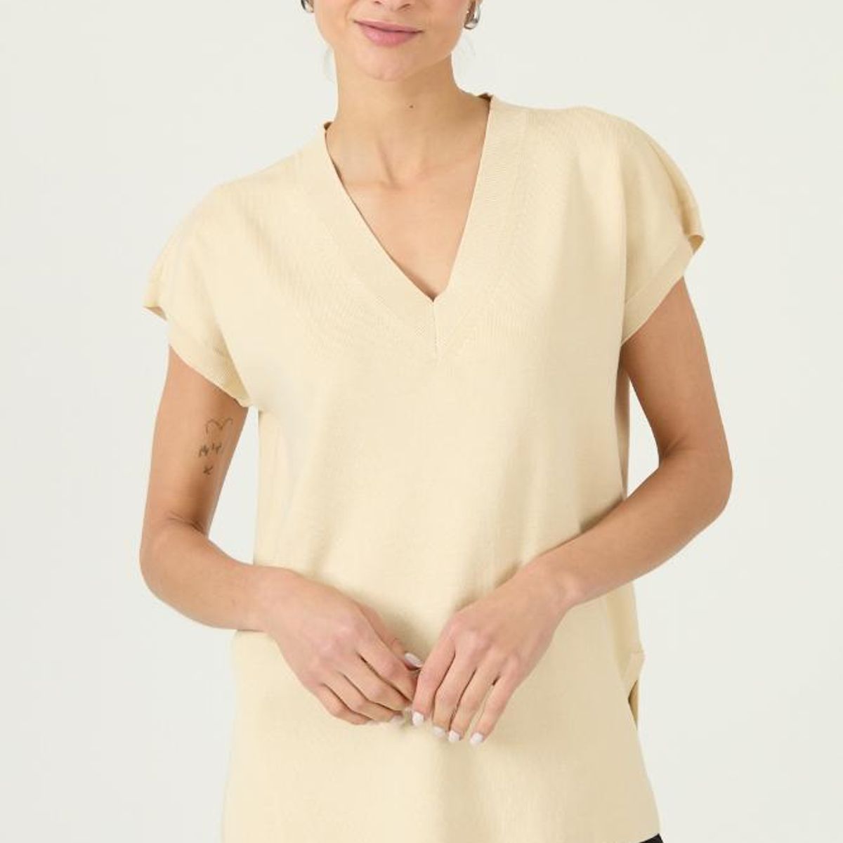 PRIVILEGE - Sweater beige 2943