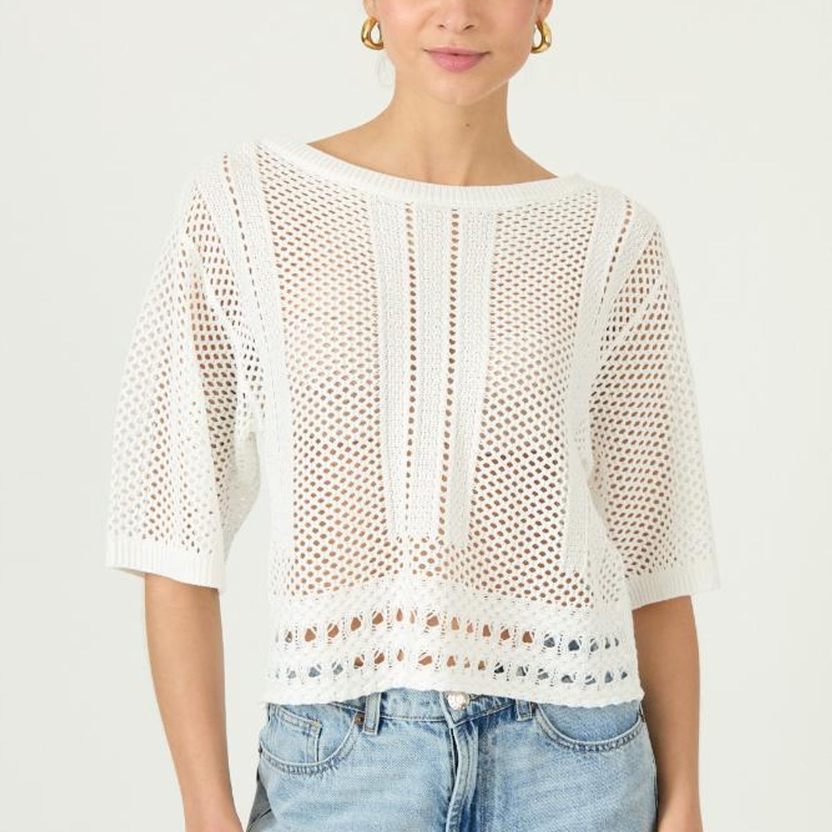 PRIVILEGE - Sweater blanco 2956